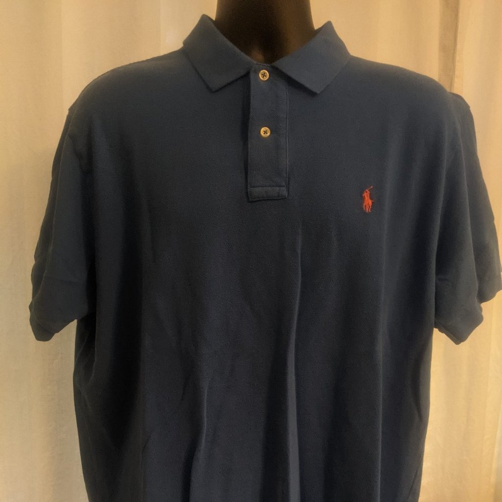Blue Ralph Lauren Polo Mens Short Sleeve Shirt
